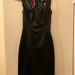 Dolce & Gabanna black satin dress